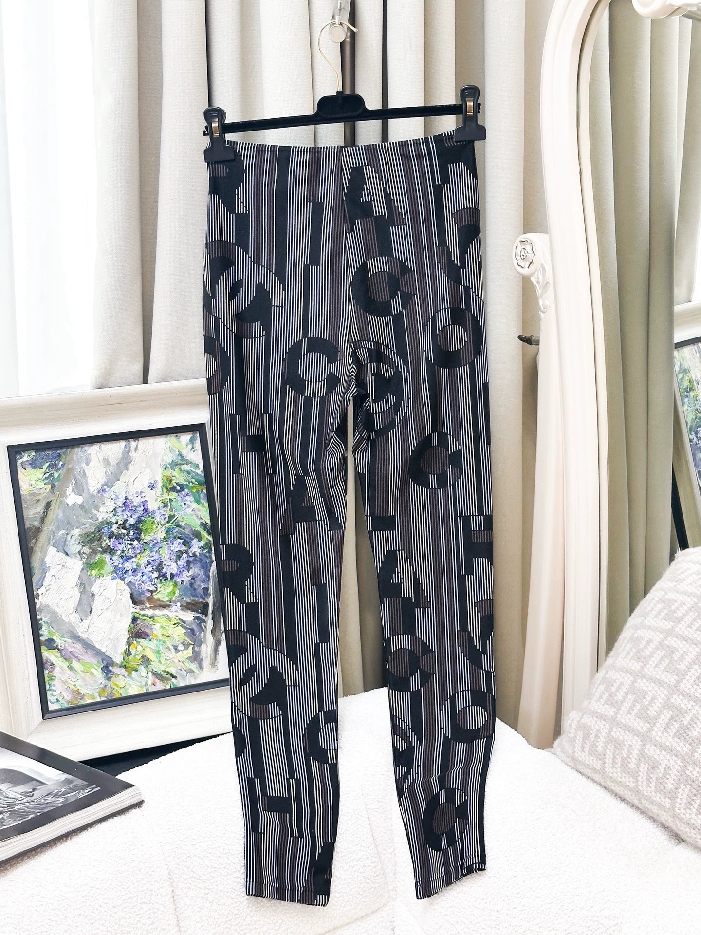 Chanel 23B black trousers