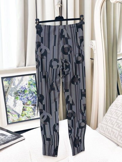 Chanel 23B black trousers