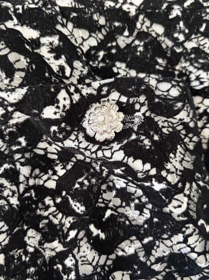 Chanel 25A Black Straight Leg Pants