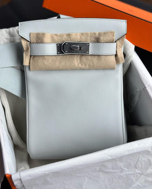 Hermes HAC a dos Gris Platine Swift Palladium hardware