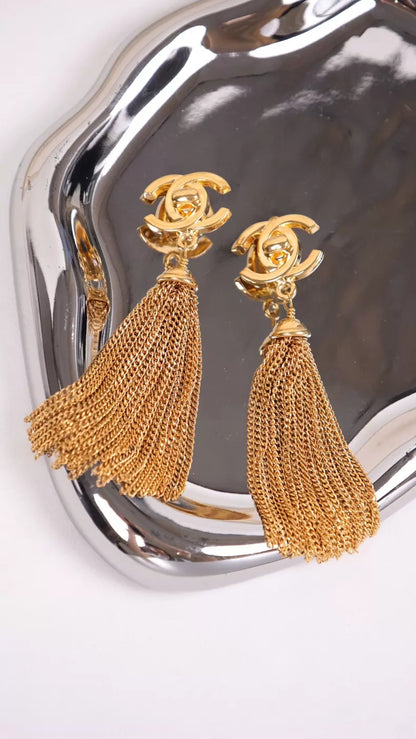 Chanel 96 backpack clip-on earring