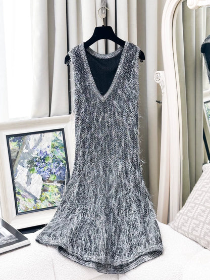 Chanel 19P grey tweed
