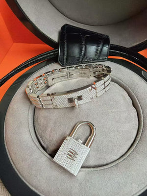 Hermes Kelly Watch White Gold / Full Diamond