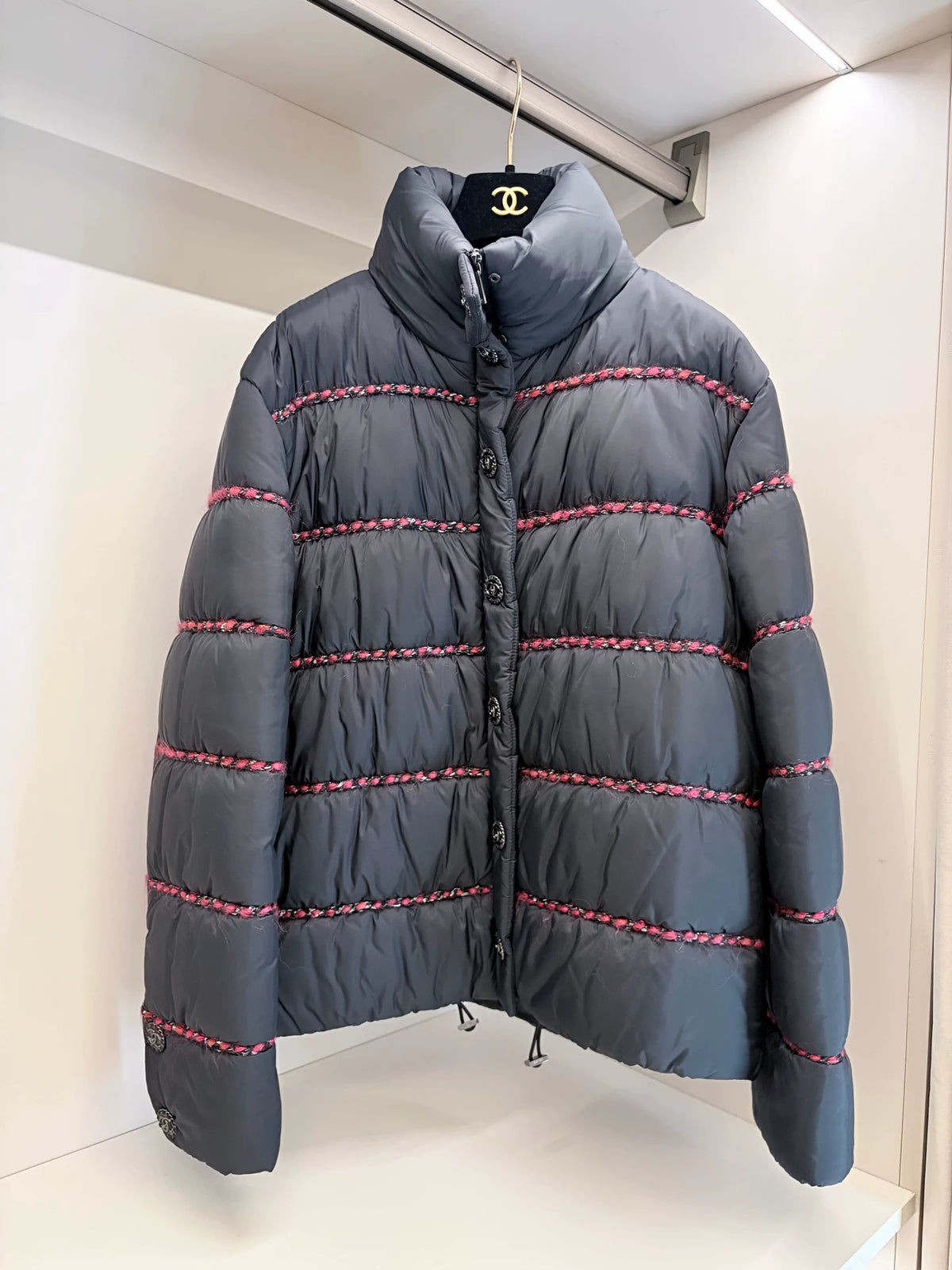 Chanel Black Puffer Jacket