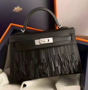 Hermes mini Kelly 20 box pampilles Palladium hardware