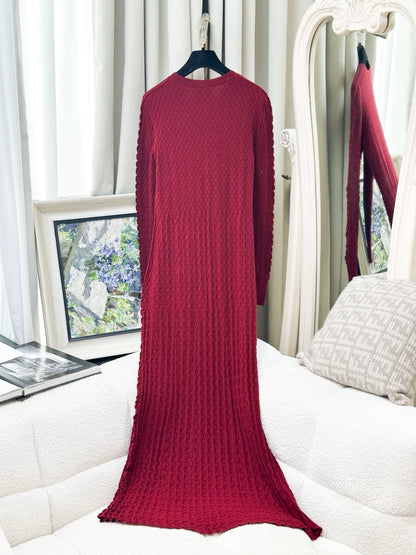 Chanel red dress