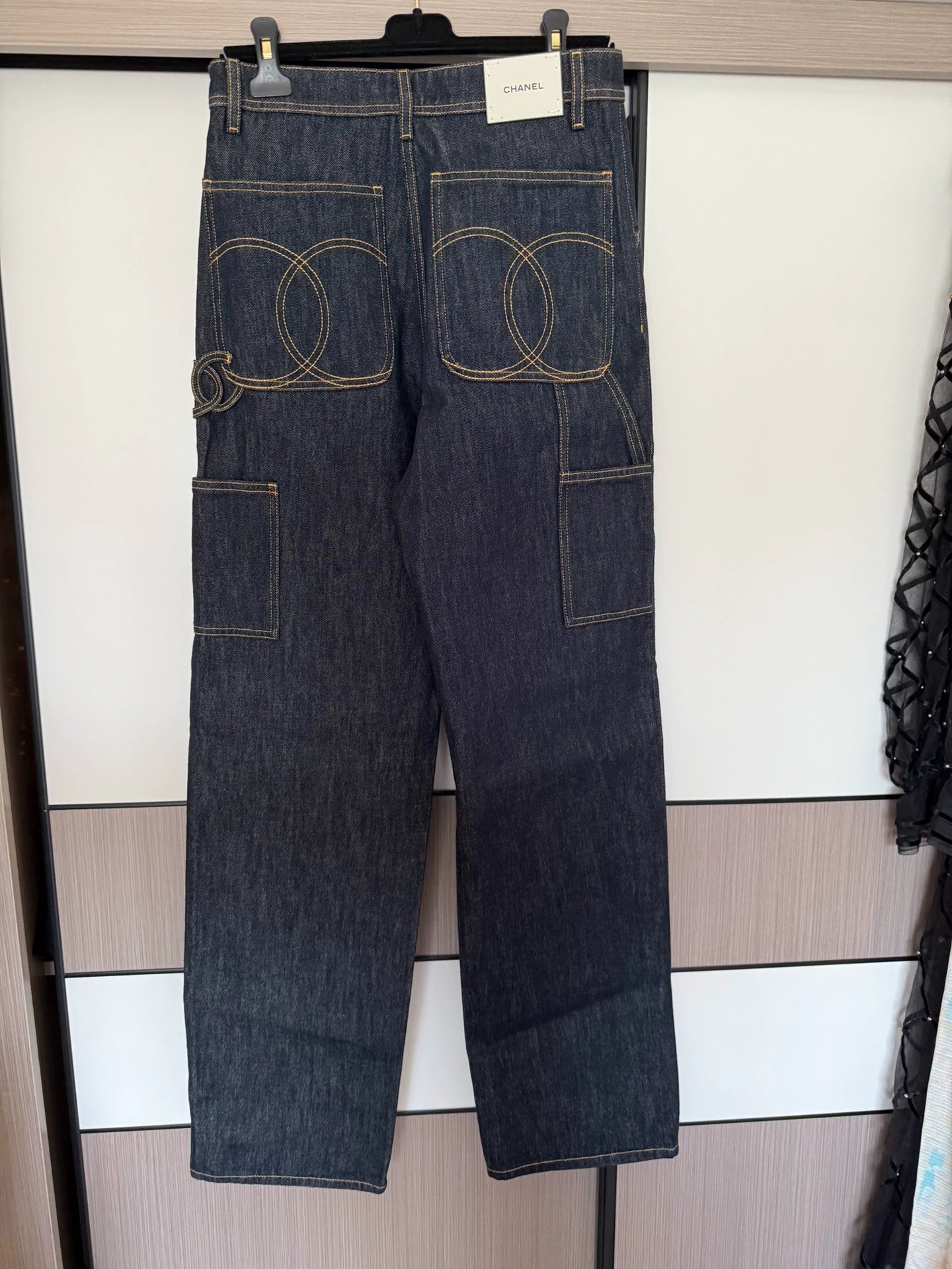 Chanel 26B dark blue jeans
