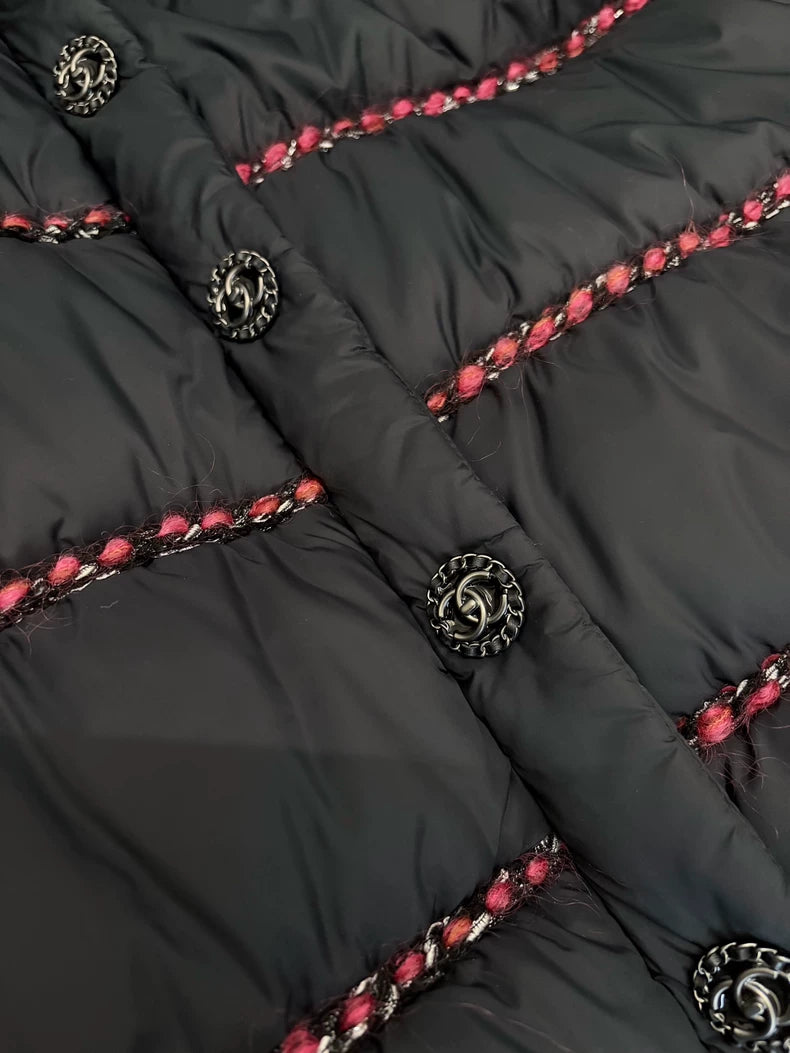 Chanel Black Puffer Jacket