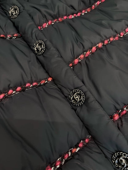 Chanel Black Puffer Jacket