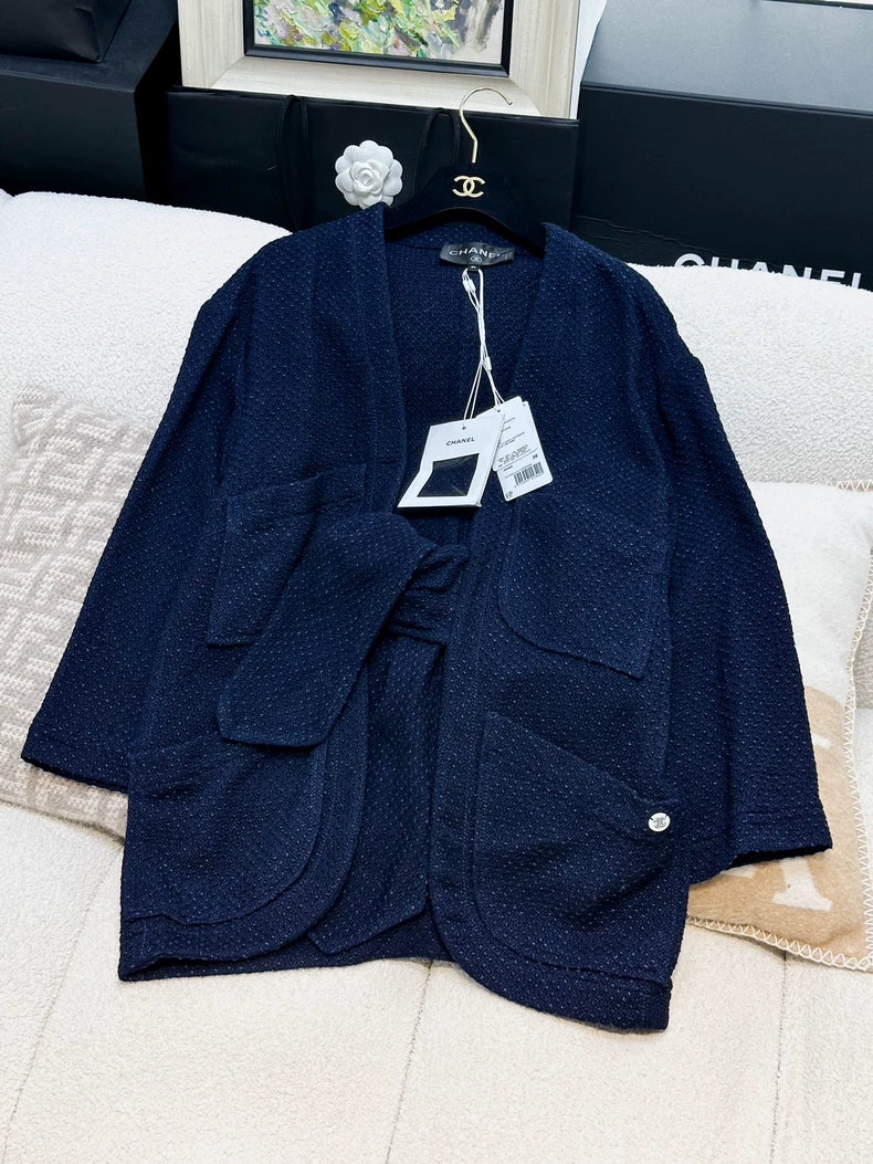 Chanel 21c Navy Bleu jacket