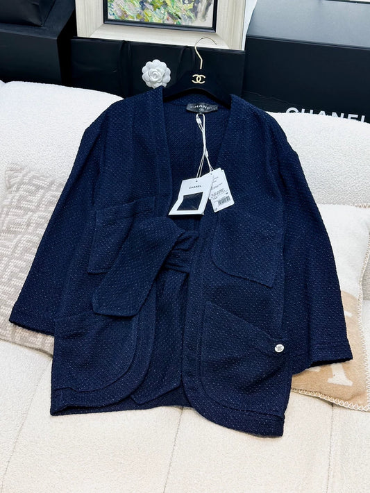Chanel 21c Navy Bleu jacket