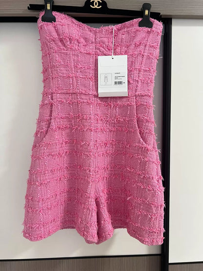 Chanel 23C pink jumpsuit