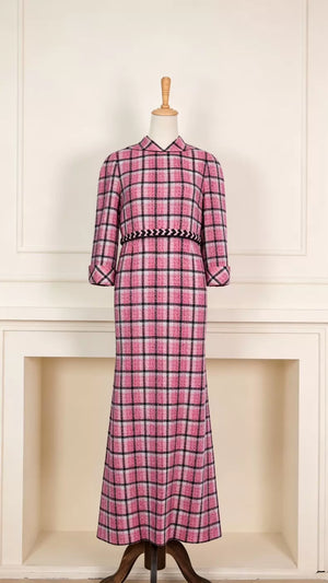 Chanel 24S Black and Pink Top and Skirt Set