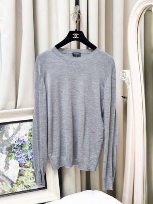 Chanel 26P grey cashmere top