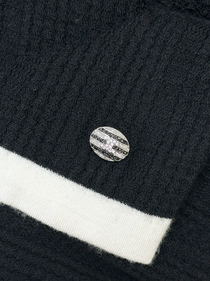 Chanel 24C black cashmere top