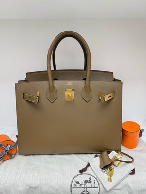 Hermes Birkin 30 Sellier Toundra Madame Gold hardware
