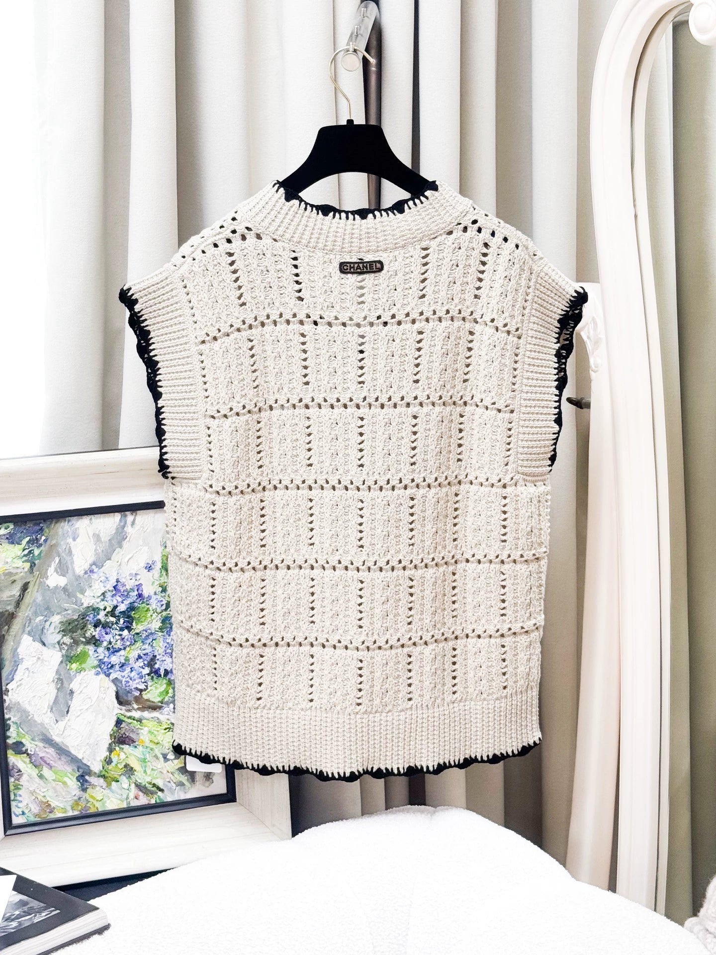 Chanel 26P white vest top