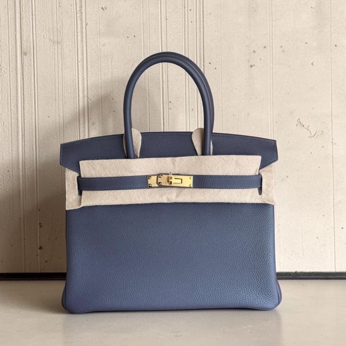 Hermes Birkin 30 Ardoise Togo Gold hardware