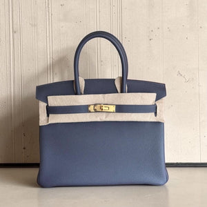 Hermes Birkin 30 Ardoise Togo Gold hardware