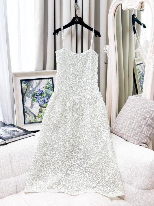Chanel 21S off-white dress
