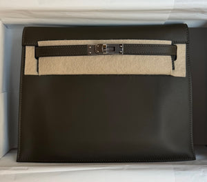Hermes Kelly Danse Vert Loden Swift Palladium hardware