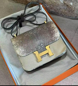 Constance 18 Ombre Lizard Gold hardware