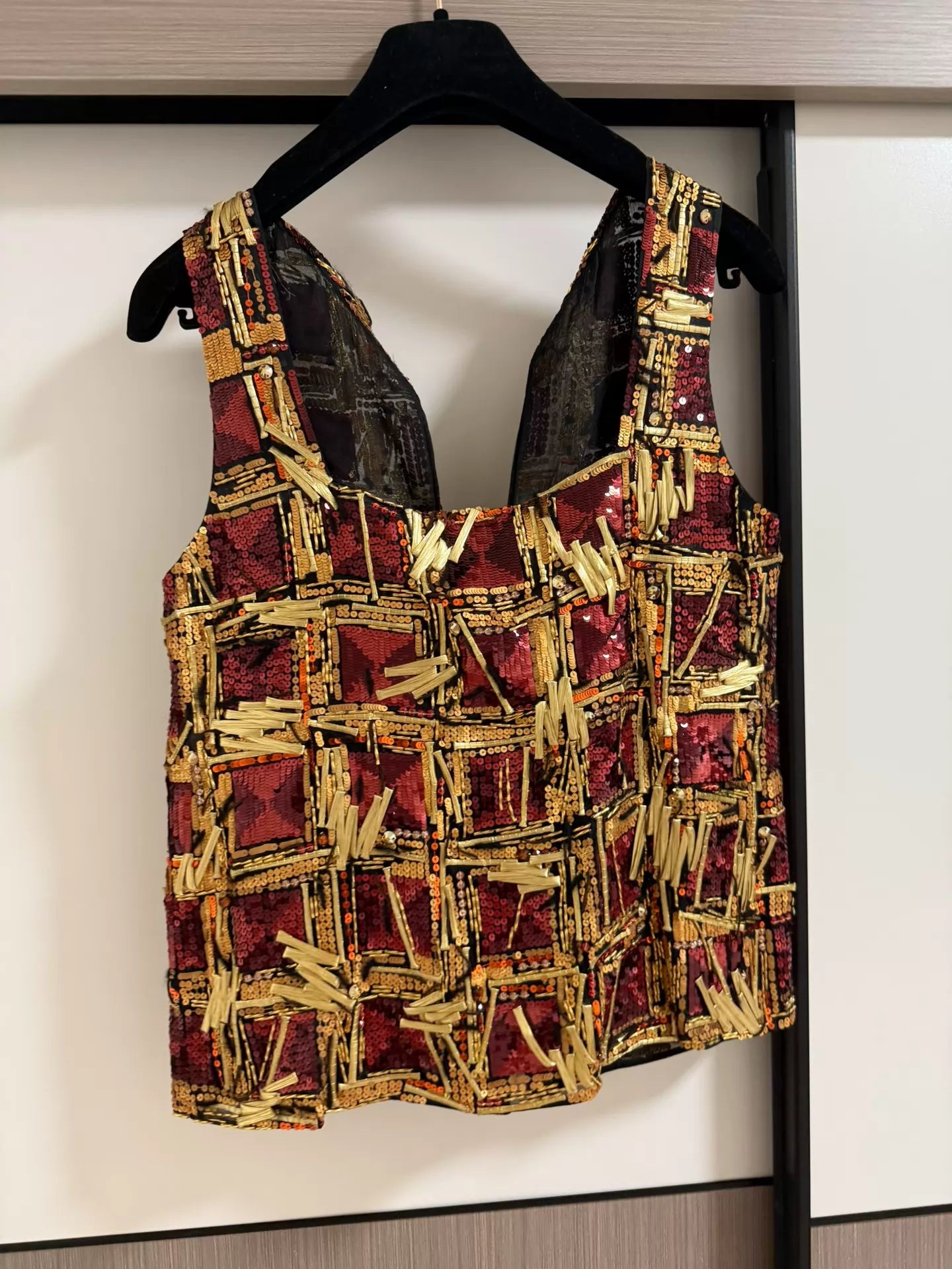 Chanel 22A sequined vest