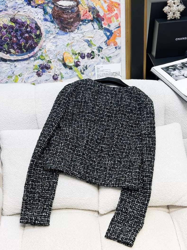 Chanel 24B black jacket