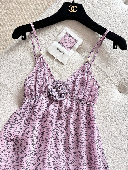Chanel 25P pinkish-purple dress