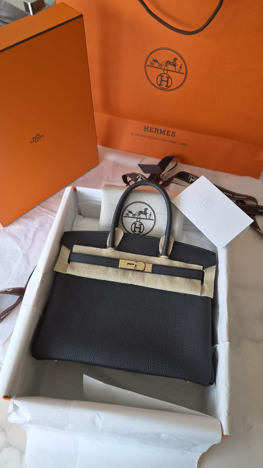 Hermès Birkin 30 Plomb Togo Permsbrass Hardware