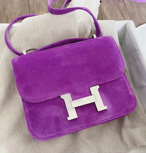 Hermes Constance 18 Violet Doblis Palladium hardware