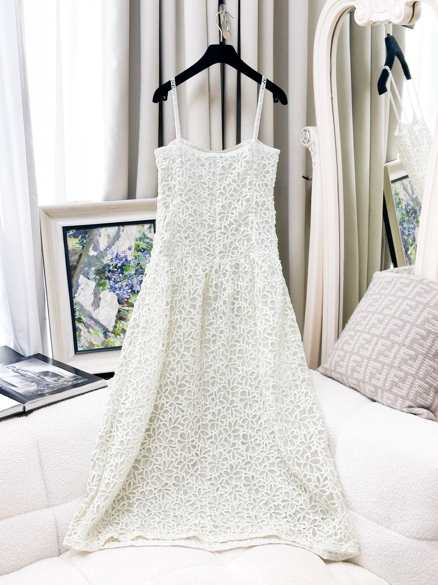 Chanel 21S off-white dress