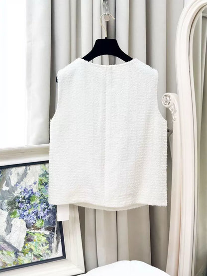 Chanel 25S white vest