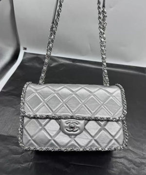 Chanel classic flap medium limited edition Argenté Palladium hardware