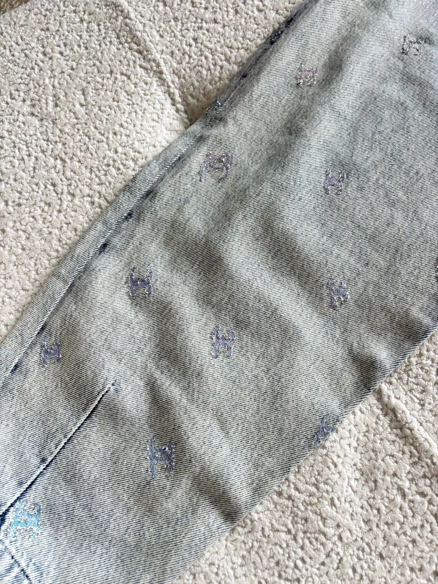 Chanel 21K Snowflake Sequin Pants