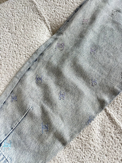 Chanel 21K Snowflake Sequin Pants