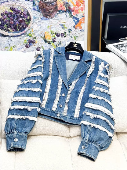 Chanel 20s denim jacket