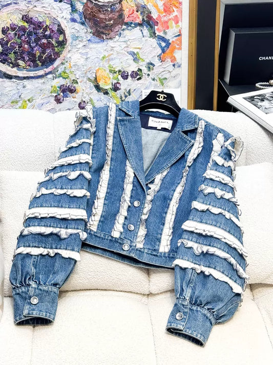 Chanel 20s denim jacket