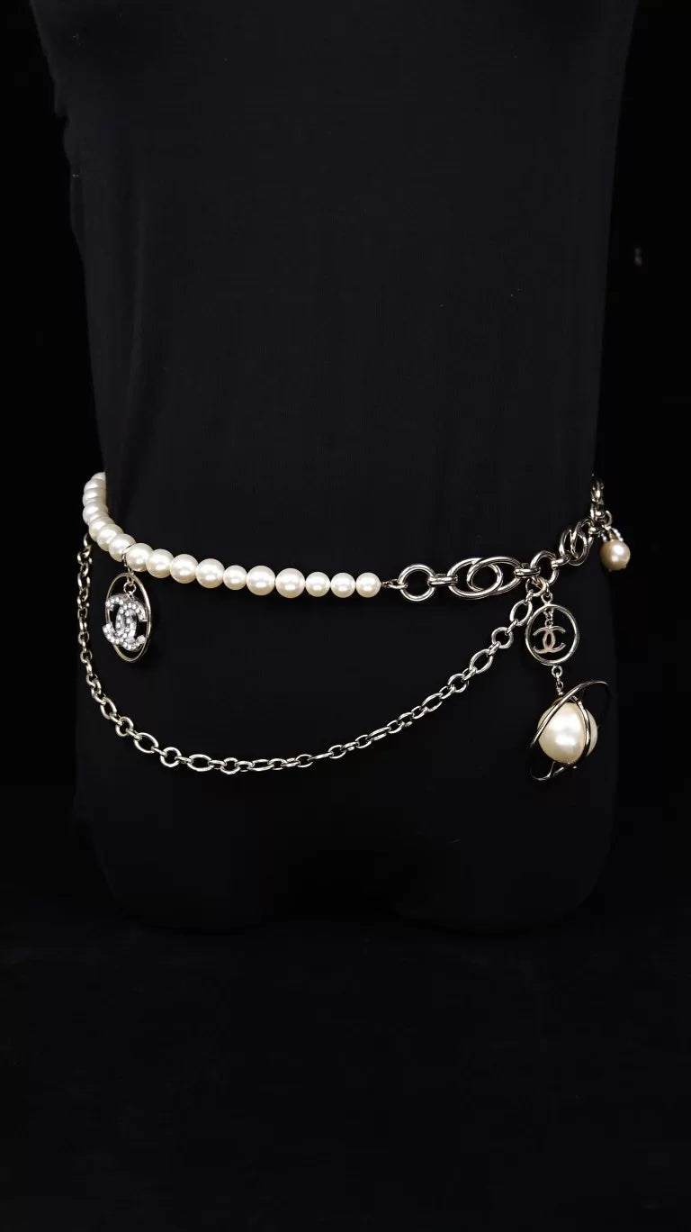 Chanel 13 Pearl Pendant Waist Chain