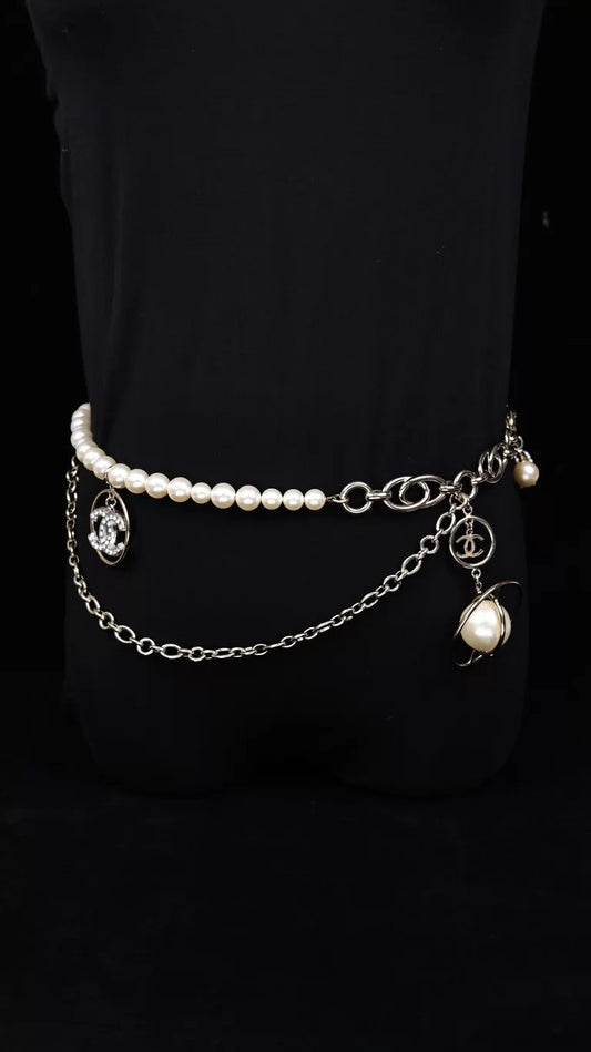 Chanel 13 Pearl Pendant Waist Chain