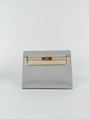 Kelly Danse Bleu Glacier Evercolor Gold hardware