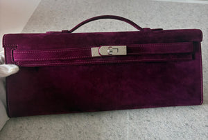 Hermes Kelly cut Anemone Doblis Palladium hardware
