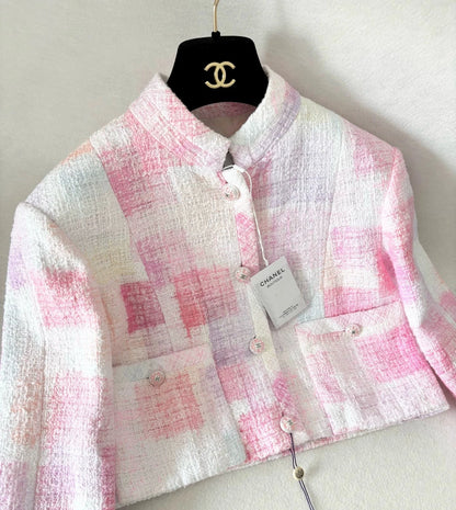 Chanel 23S Pastel Tweed Jacket