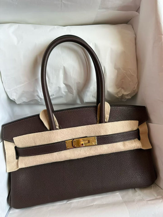 Hermes Birkin Shoulder 29 Barenia Faubourg Gold hardware