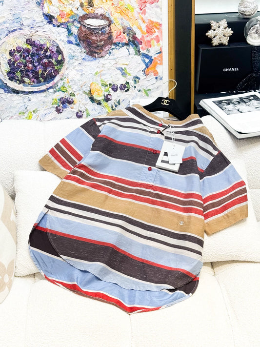 Chanel 26M color-blocked top