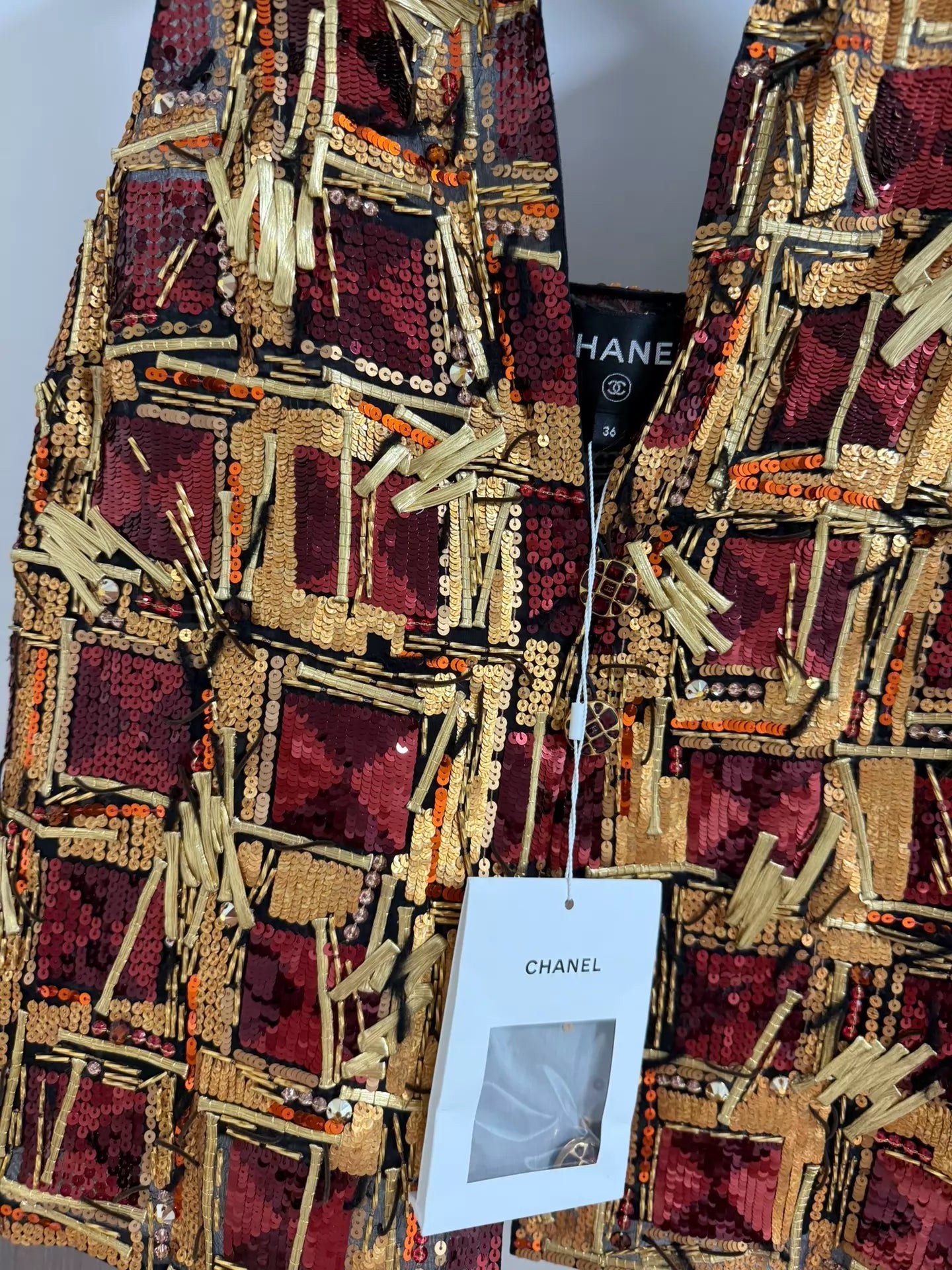 Chanel 22A sequined vest