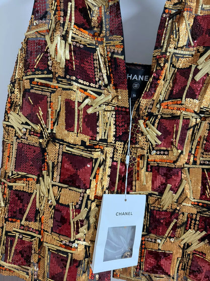 Chanel 22A sequined vest