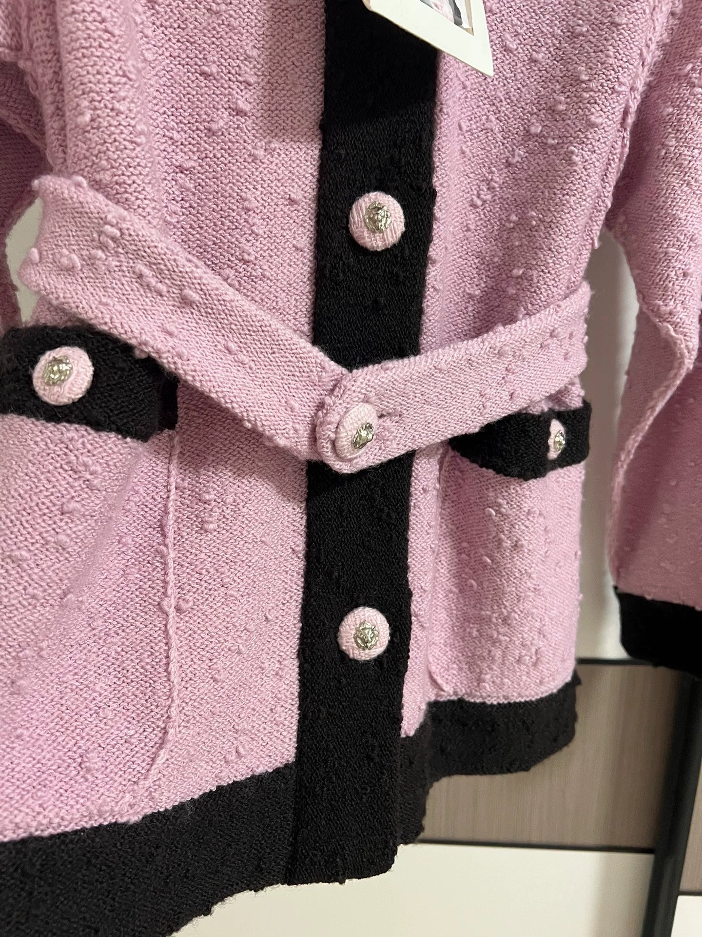 Chanel 24K pink cardigan