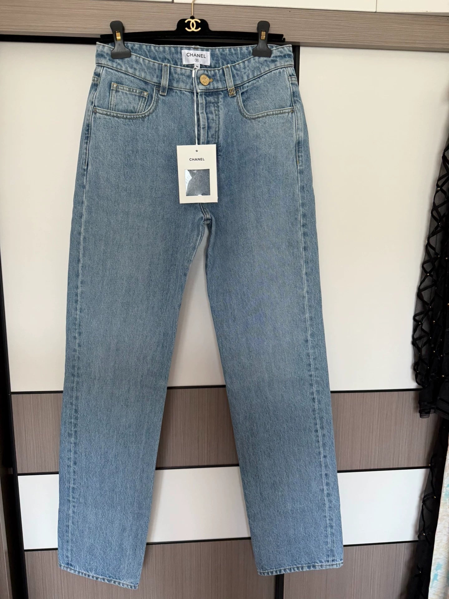 Chanel 26A straight leg jeans