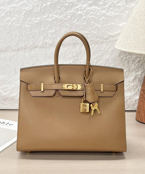 Hermes Birkin 25 Sellier Chai Madame Gold Hardware